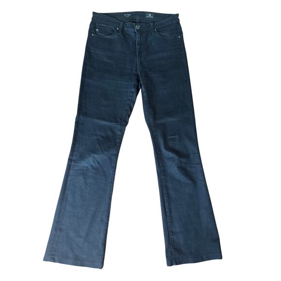 AG Jeans The Angel Bootcut Black Mid-Rise Jeans - 27R - Picture 1 of 11